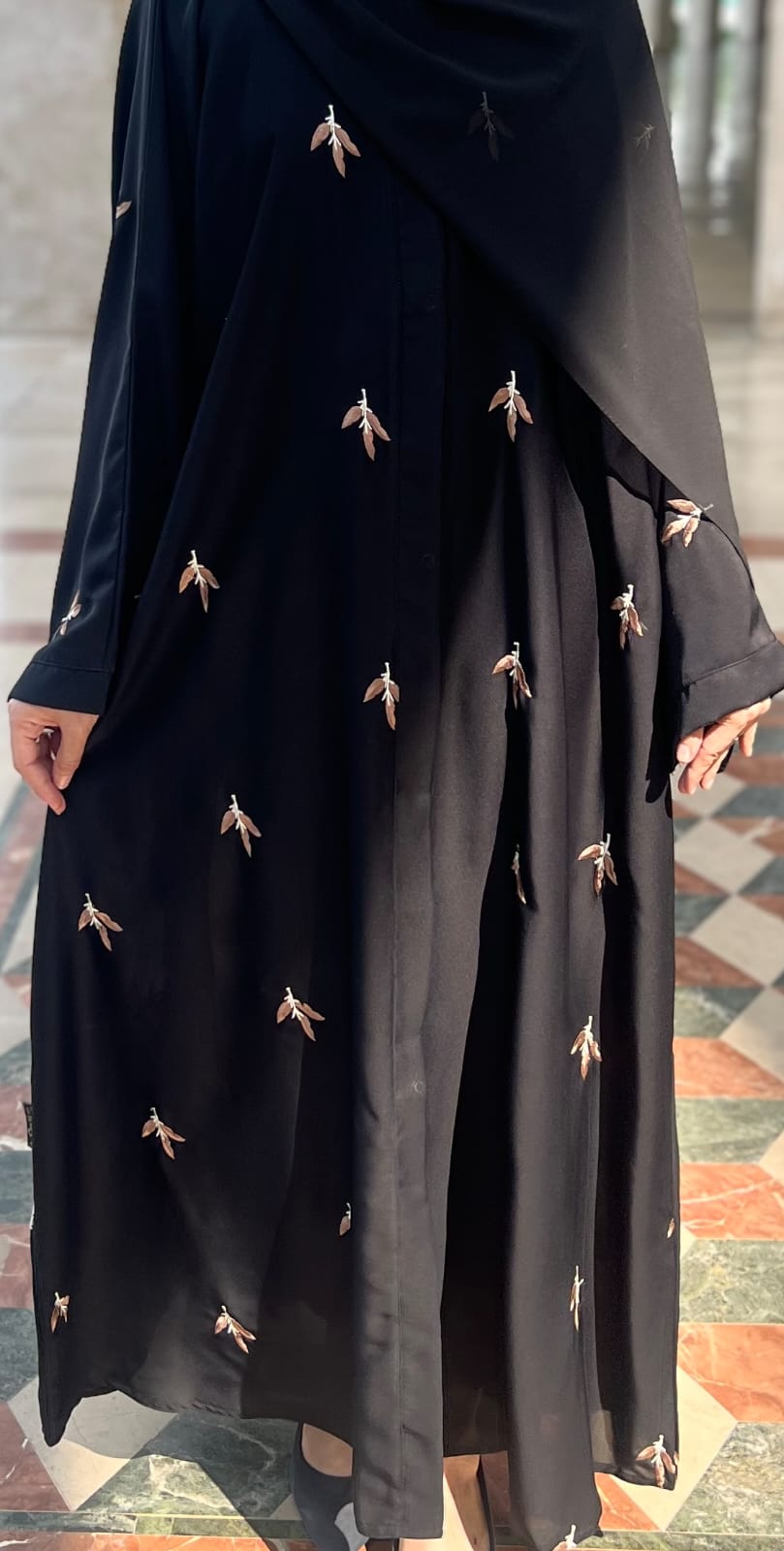 Everyday Elegance Black Abaya