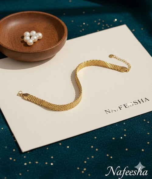 The Golden Mesh Bracelet