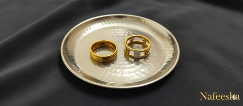Two-Tone Modern Stacking Rings